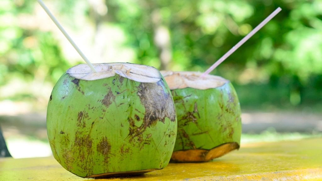 Coconut water is a good option in case of an approaching heatstroke.