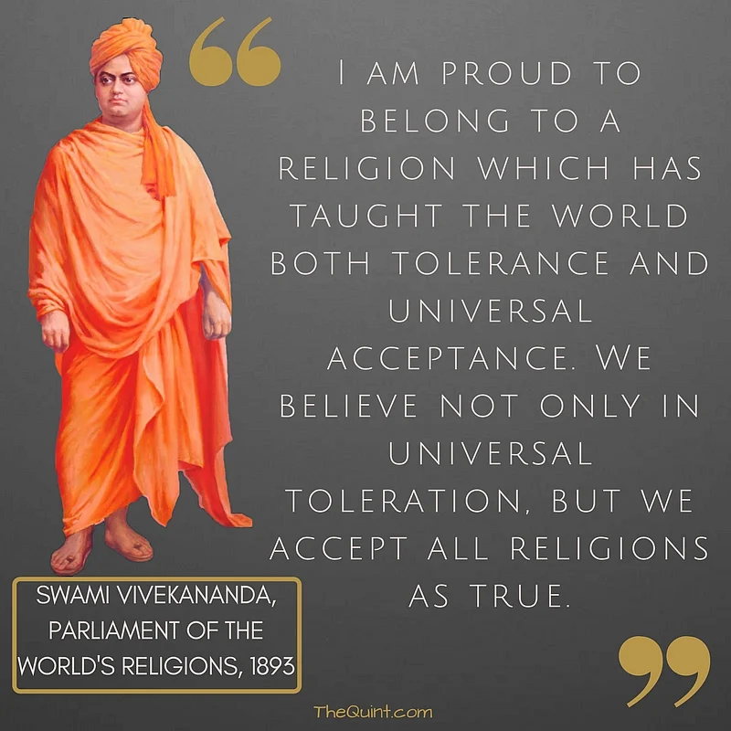 Swami Vivekananda: The Man Who Propagated Tolerance 128 Years Ago