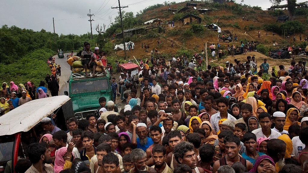 File image of Rohingya refugees. 