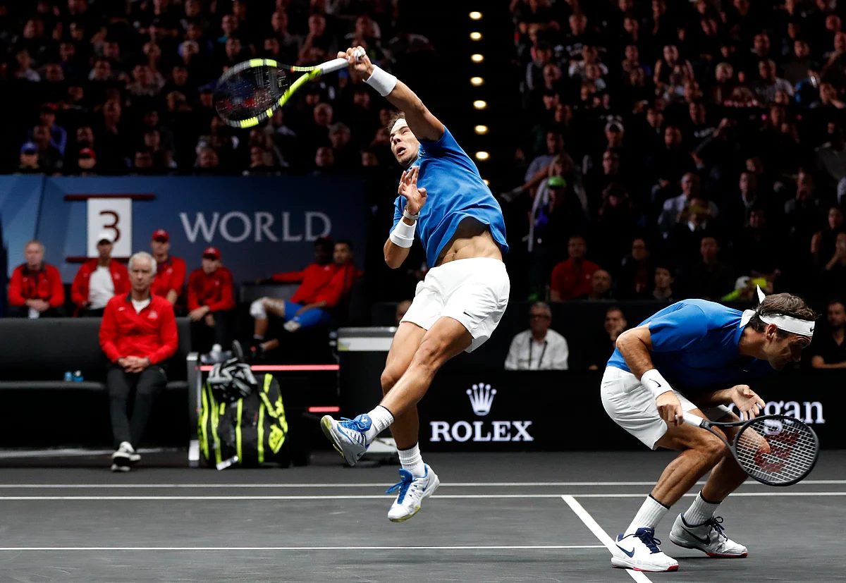 In Pics: When Nadal and Federer Partnered for a Doubles Match