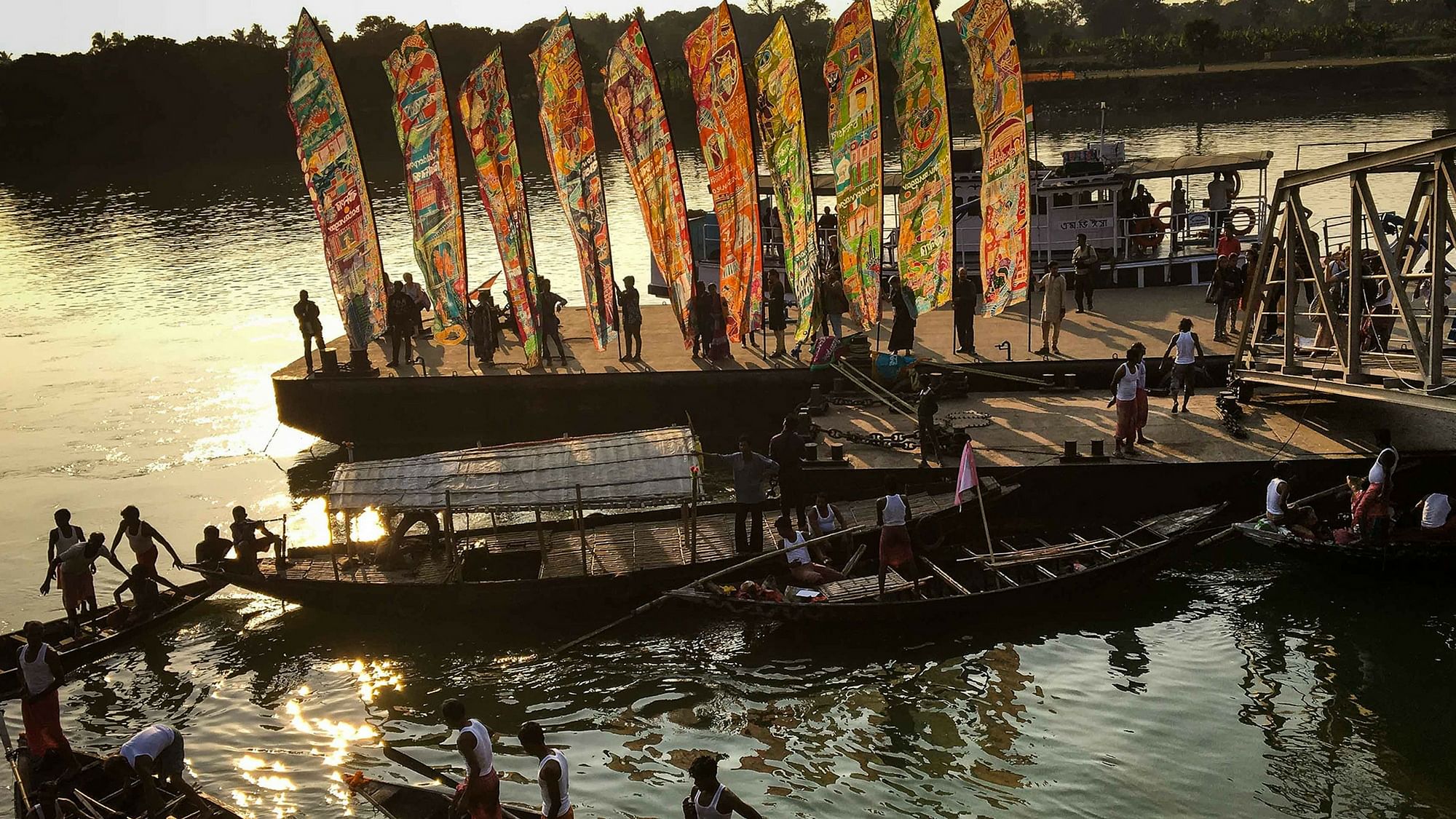 Murshidabad Heritage festival boats.