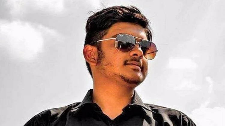 File photo of Sharath Niranjan, who was kidnapped and murdered by his childhood friend and gang. 