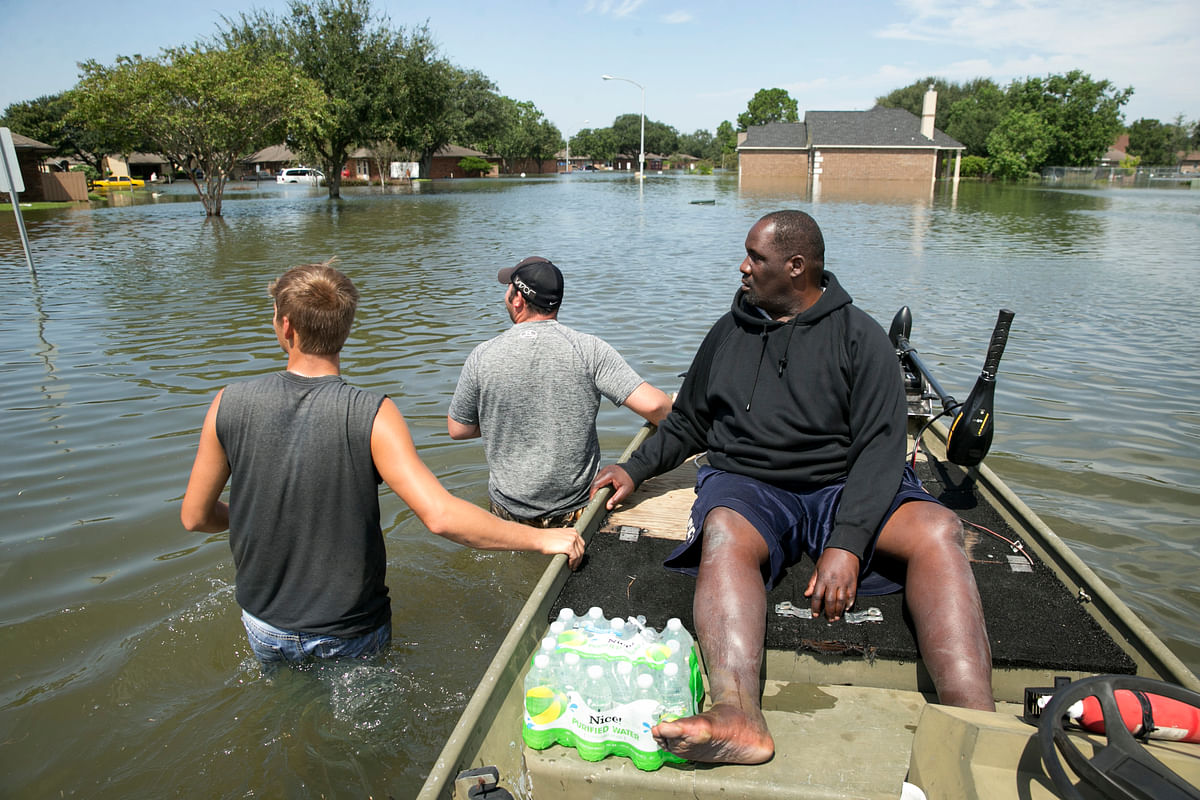 

Some 779,000 Texans have been told to leave their homes.