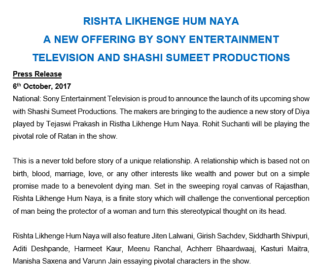 ‘Rishta Likhenge Hum Naya’ returns as a safer version of ‘Pehredaar Piya Ki’. But is it still a unique story?