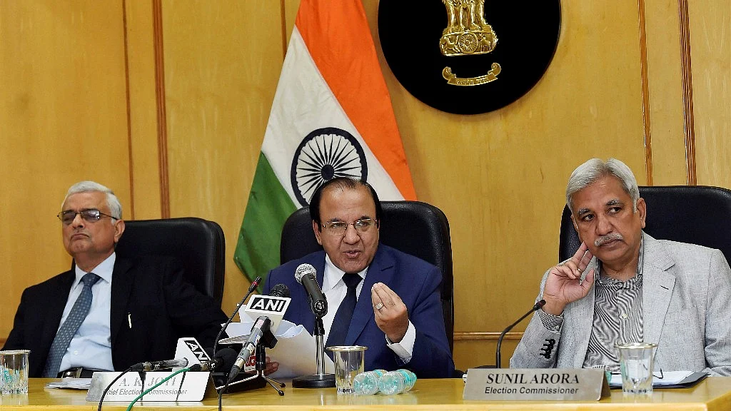 Chief Election Commissioner AK Joti (centre). (Photo: PTI)