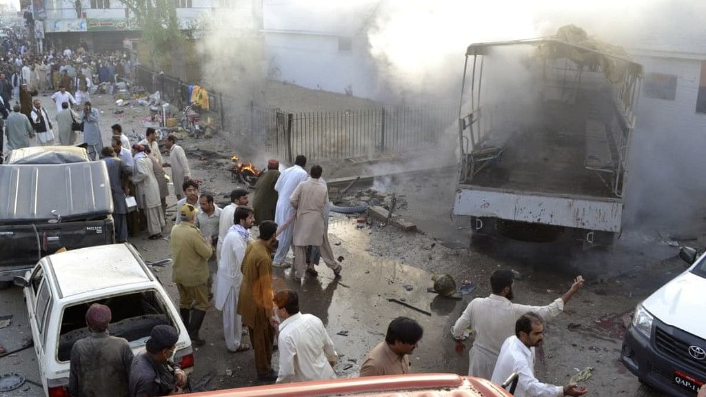 A file image of a bomb blast in the Baloch capital of Quetta. Image used for representational purpose.
