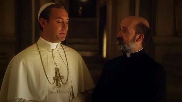 

Jude Law in and as The Young Pope (Photo: YouTube / Zee Cafe)