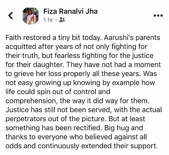Fraught with Emotion, Family and Friends Laud Verdict on Talwars