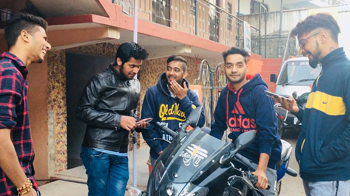Two years on, Ritesh is still seen at the same tea shop outside his college.
