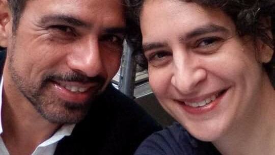 Robert Vadra posted a picture with Priyanka Gandhi on her birthday on 11 January.