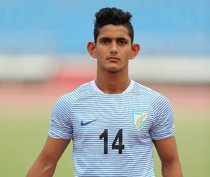 Jitendra Singh is a defender in the India U-17 team.