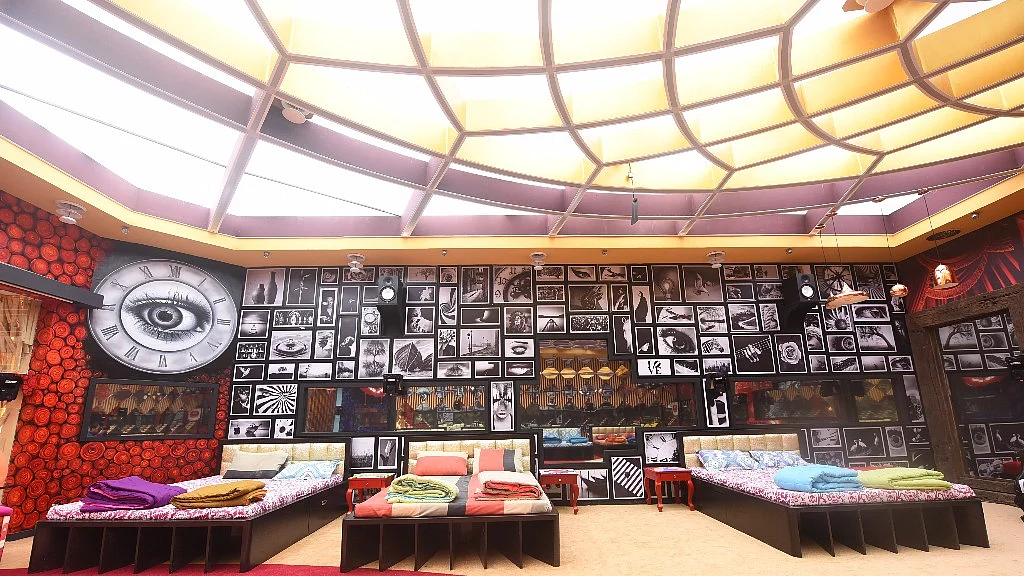 The bedroom of the <i>Bigg Boss</i> 11 house.