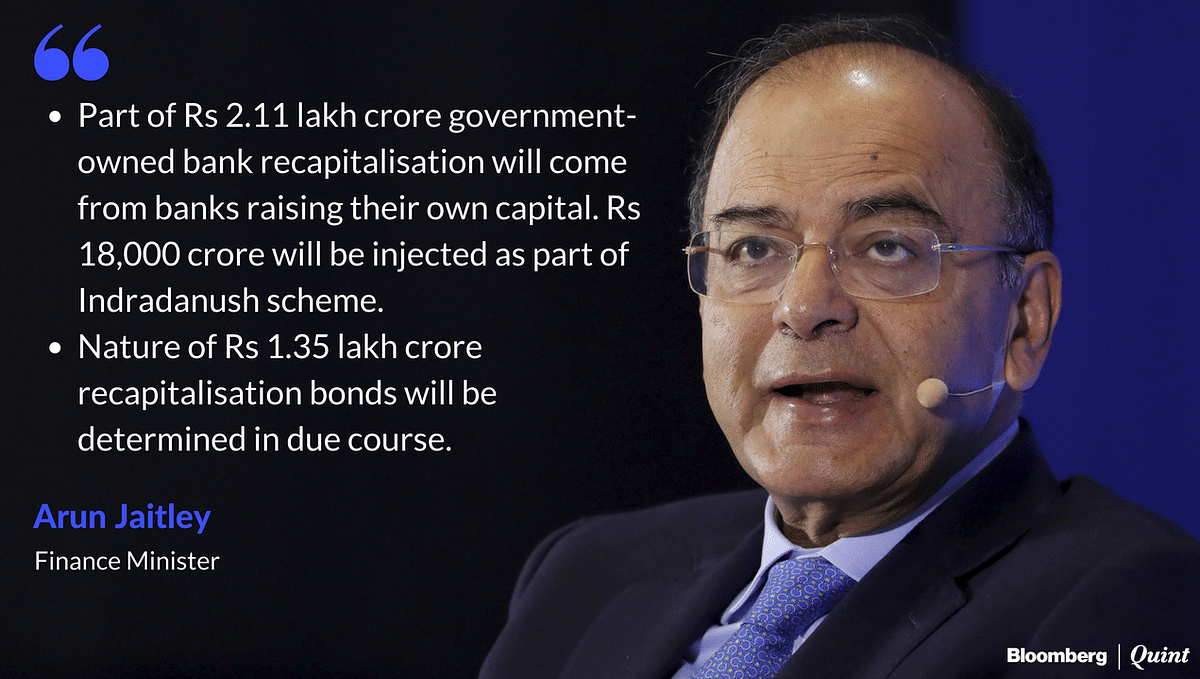 The govt will issue bonds to banks worth Rs 1.35 lakh crore, while Rs 76,000 crore will come through the budgetary.