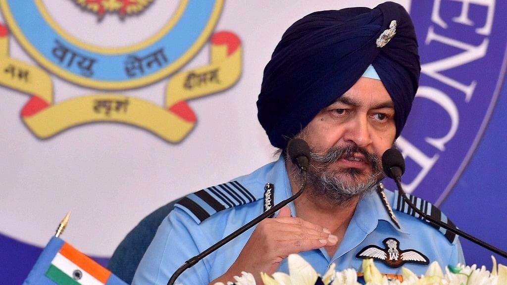 File photo of Air Force Chief Marshal BS Dhanoa.
