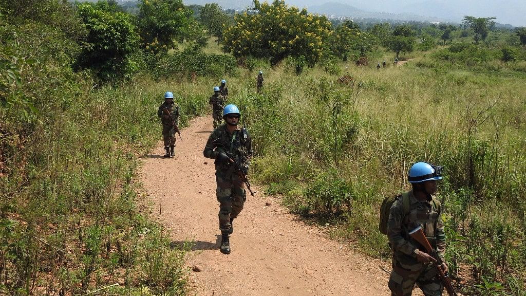 UN peacekeepers in Congo.