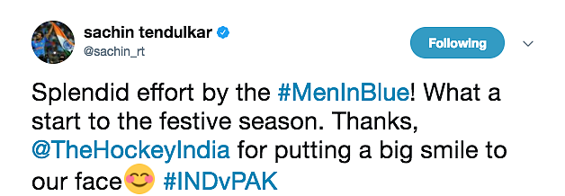 Dear Sachin, Must We Support Indian Hockey Only When We Beat Pak?