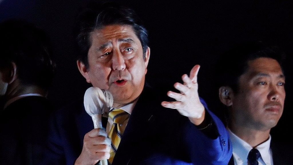 File image of Japan’s Prime Minister and President of the ruling Liberal Democratic Party Shinzo Abe  in Tokyo.