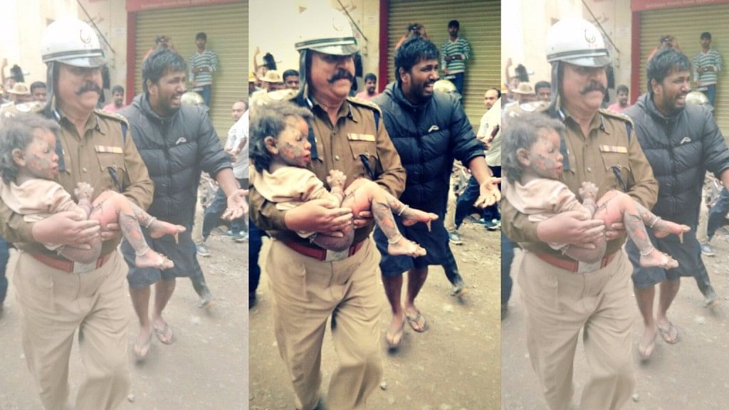 Sanjana, the 3-year-old who survived the building collapse in Bengaluru dies.