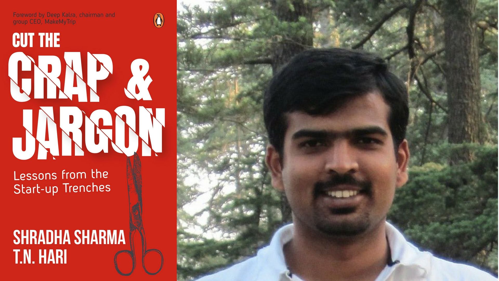 The writer talks about his experience working with Raghunandan G, Taxi For Sure founder (R).