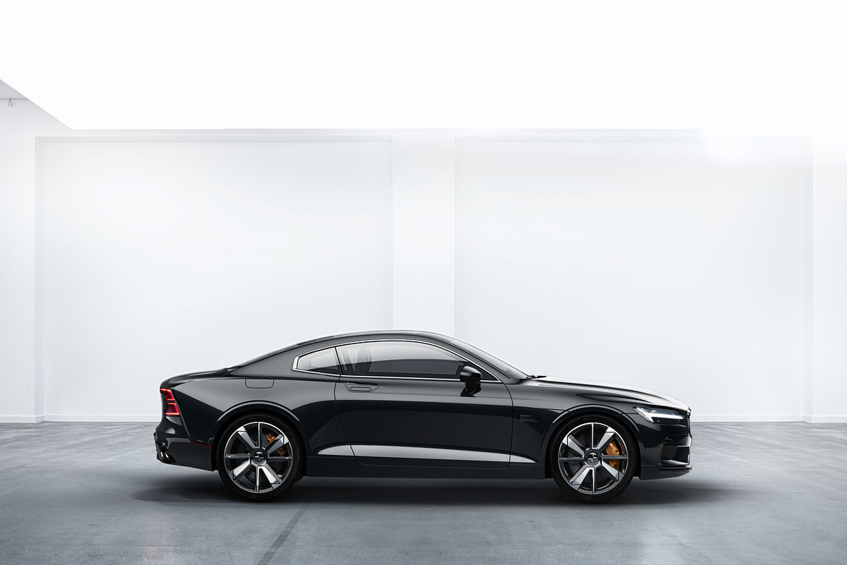 Polestar 1 from Volvo’s electric car division will go up against other electric car makers like Tesla. 
