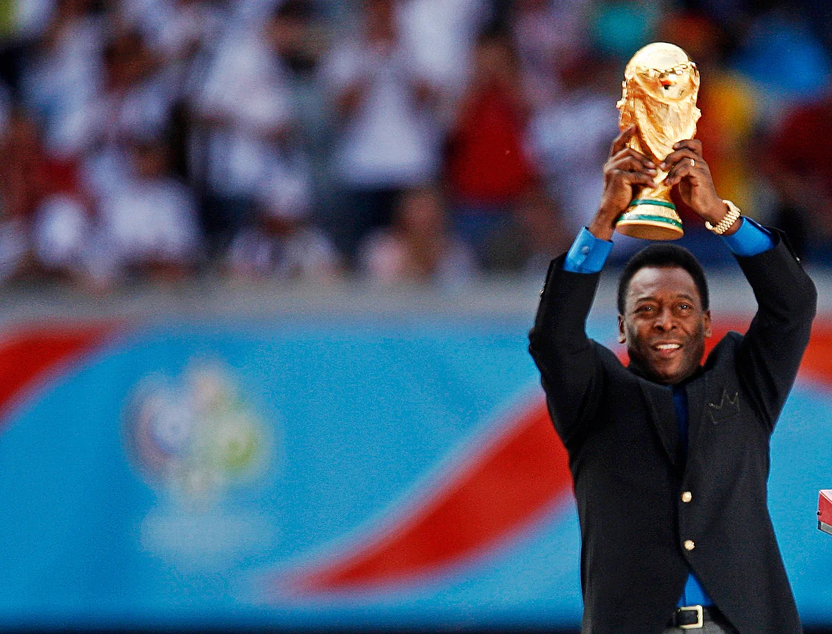 Pele was a member of the 1958, 1962 and 1970 World Cup-winning Brazilian soccer teams.