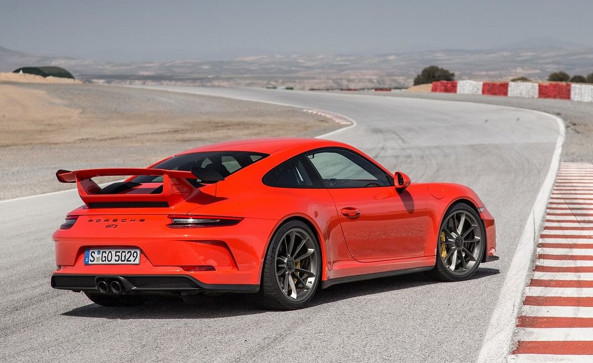 The Porsche 911 GT3 can do 0-100 kmph in about 3.2 seconds with a naturally-aspirated, 6-cylinder petrol engine.  