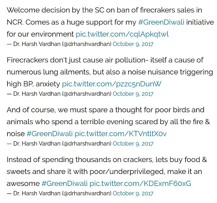 Govt’s U-Turn on Green Diwali Campaign Due to Constant Trolling?