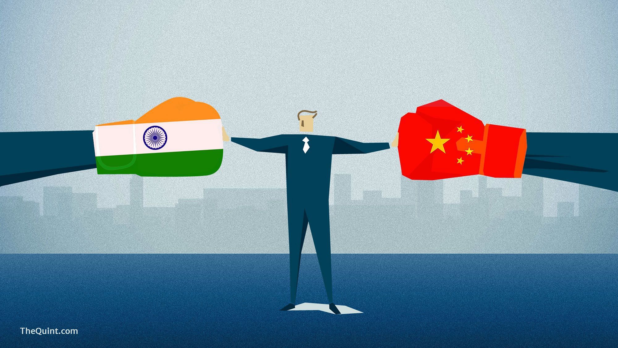 The relationship between China and India “have been developing quite steadily over the years”.