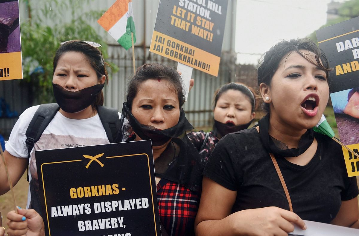 The demand for linguistic states is an ongoing one as is evident from the re-emergence of the Gorkhaland movement.