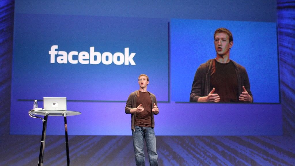 Facebook CEO Mark Zuckerberg sharing his opinion.