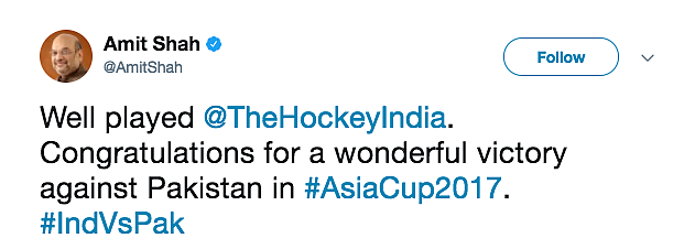 Dear Sachin, Must We Support Indian Hockey Only When We Beat Pak?