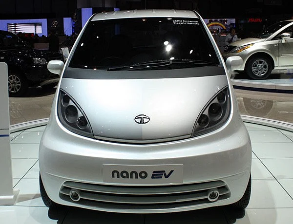 The Tata Nano EV was showcased at the Geneva Motor show. 