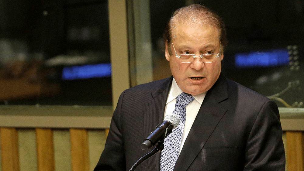 Former Pakistan Prime Minister Nawaz Sharif.