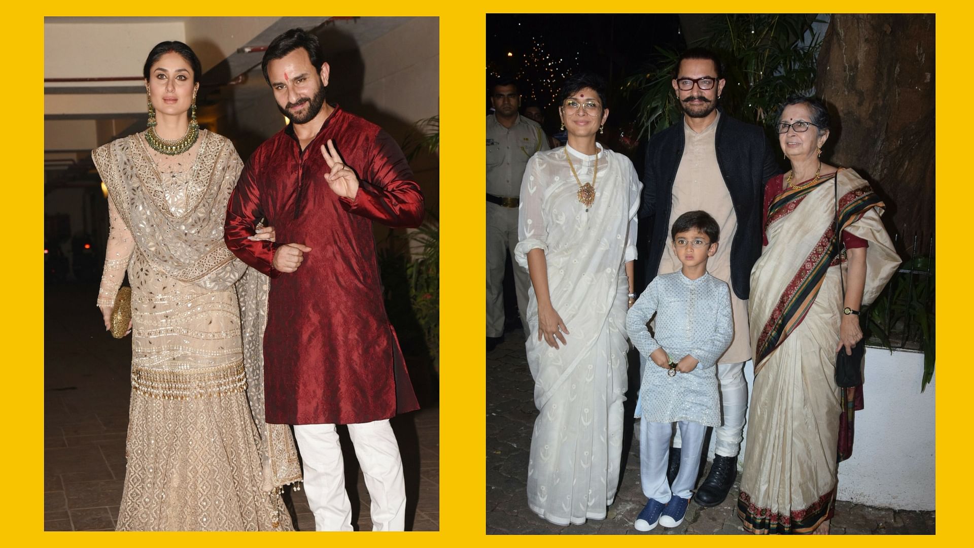 

These stars celebrate Diwali with their families.