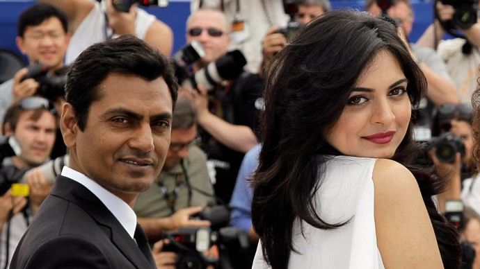 Nawazuddin Siddiqui and Niharika Singh during the promotions of <i>Miss Lovely. </i>