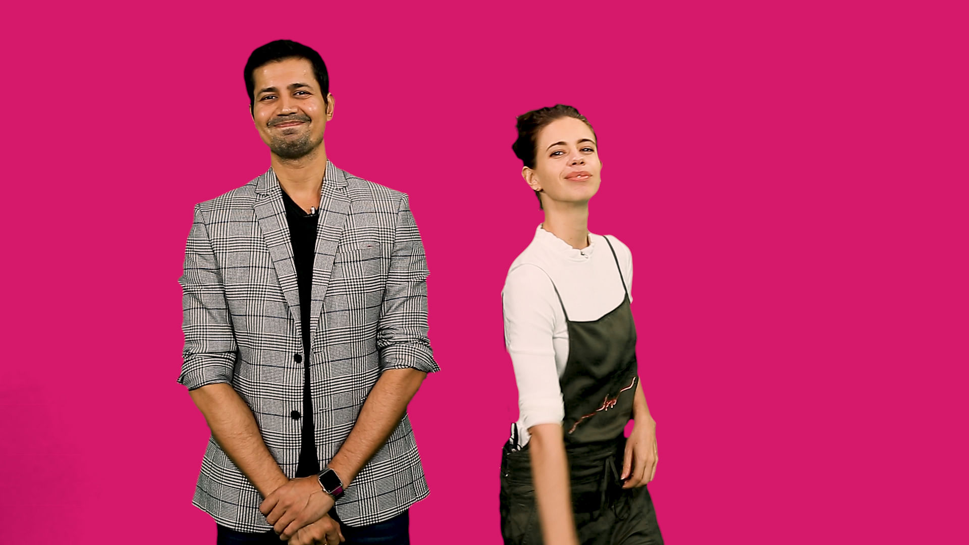 Kalki and Sumeet Vyas show us how to use pick-up lines.&nbsp;