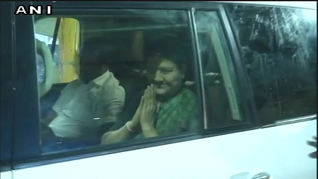 VK Sasikala is out on a 5-day emergency parole to see her ailing husband.