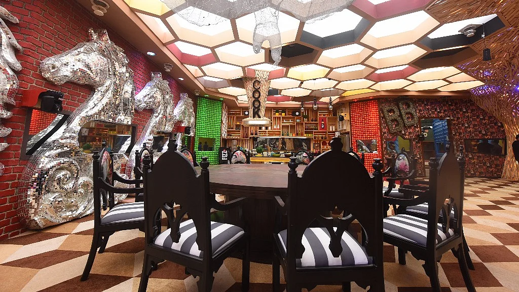 The dining area of the <i>Bigg Boss</i> 11 house. 