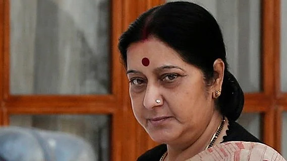 File Picture Of Sushma Swaraj.