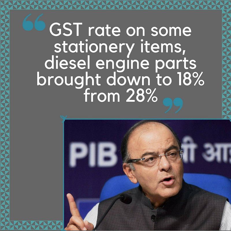 The GST council on Friday made sweeping changes three months after the rollout of the new indirect tax regime.