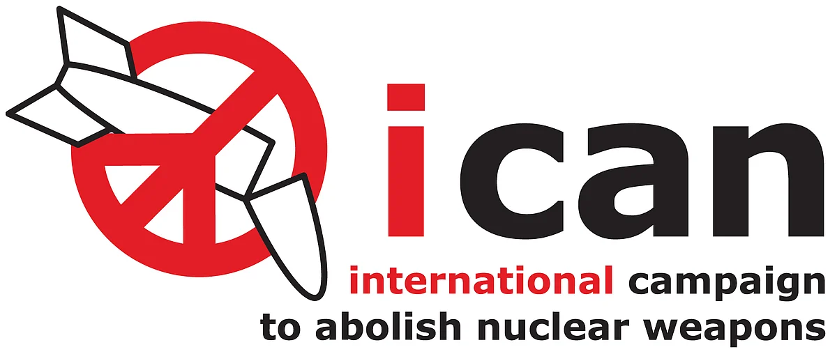 International Campaign to Abolish Nuclear Weapons Logo. (Photo Courtesy: ICAN website)