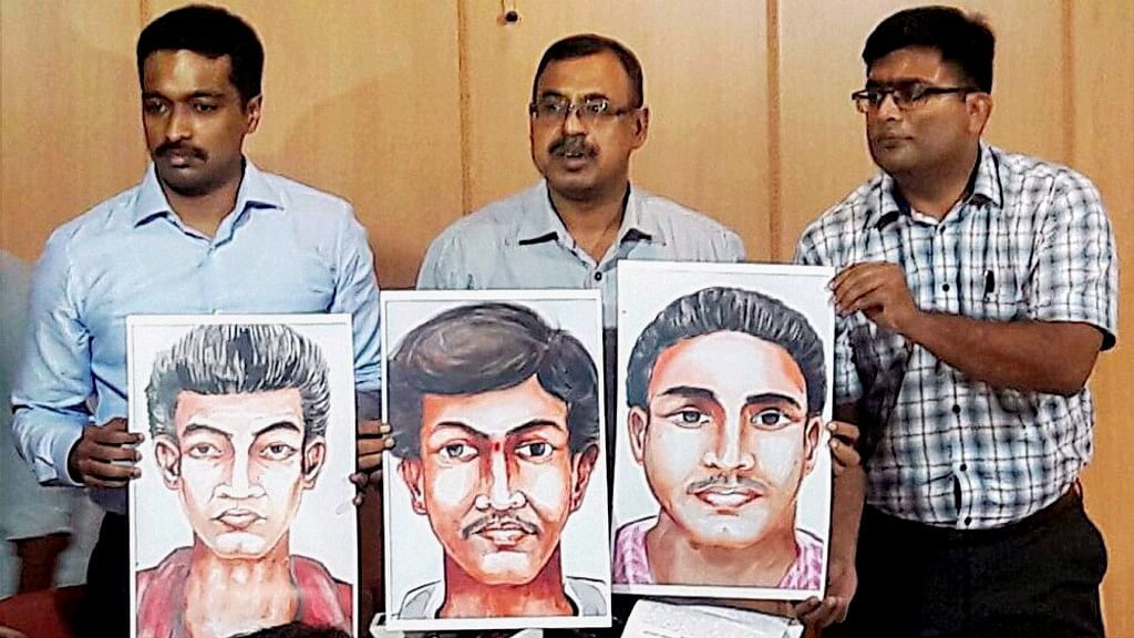 Karnataka Police released sketches of the suspected killers and asked for “public help.”