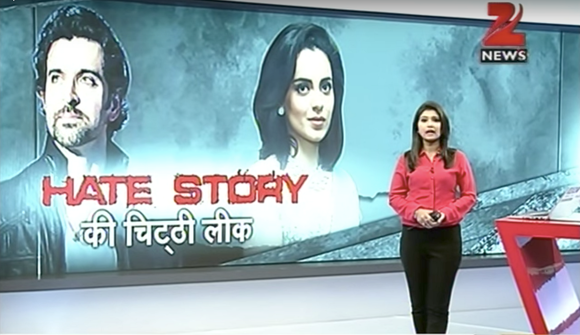 Krrish & Tell: How Indian TV News Covers The Hrithik-Kangana Saga