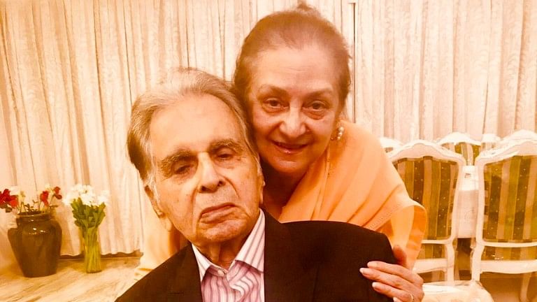 Dilip Kumar and Saira Banu on their 51st anniversary.