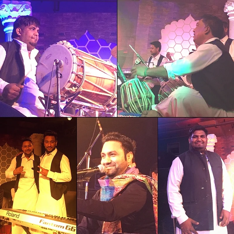 Lakhwinder Wadali and group during <i>Sufi Samaa.</i>