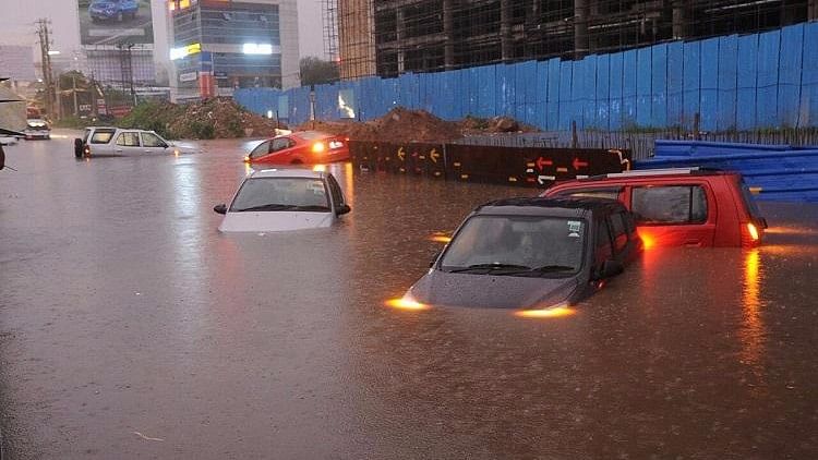 In Pictures: Hyderabad Struggles as Heavy Rains Lash City