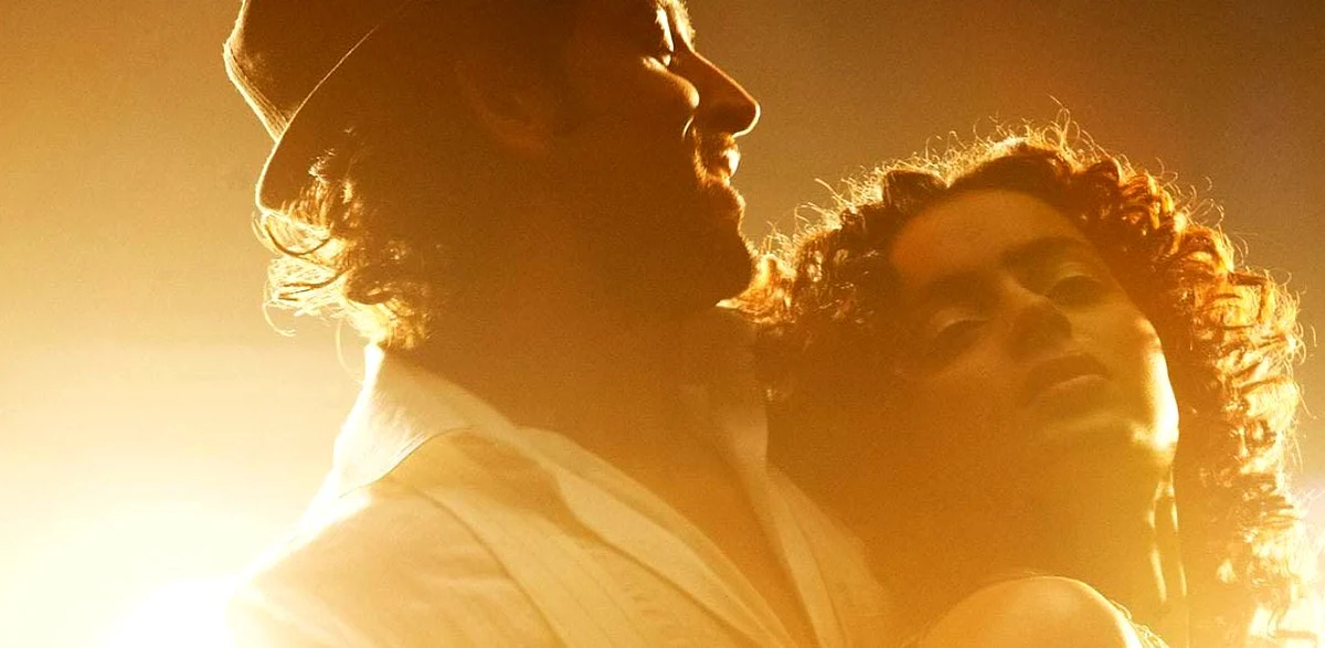 Hrithik Roshan and Kangana Ranaut in a scene from <i>Kites.</i> 
