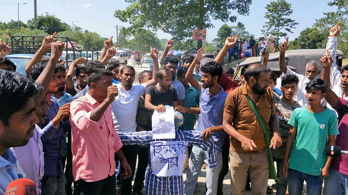 Protests have already been in flare in the area since incident was reported.