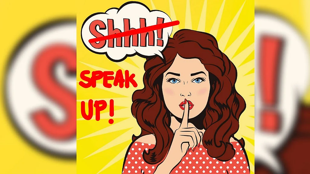 It’s time to speak up. 