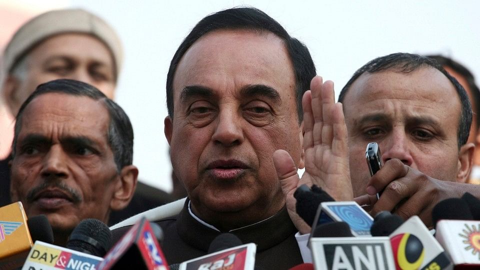 File photo of BJP leader Subramanian Swamy.